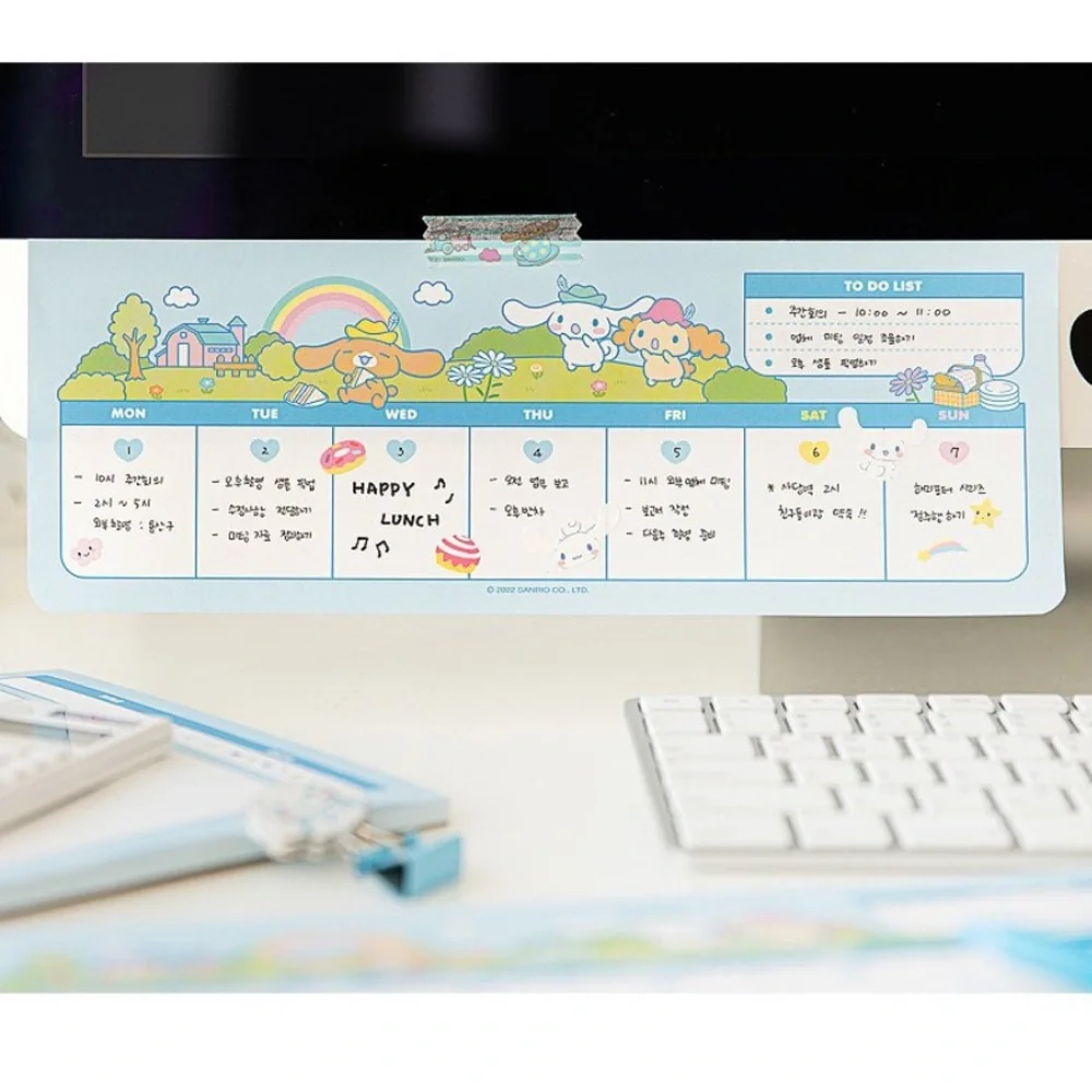 Blue Cinnamoroll Sanrio Weekly Planner Pad